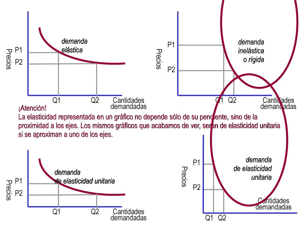 de elasticidad unitaria P1 demanda de elasticidad unitaria P1 Precios