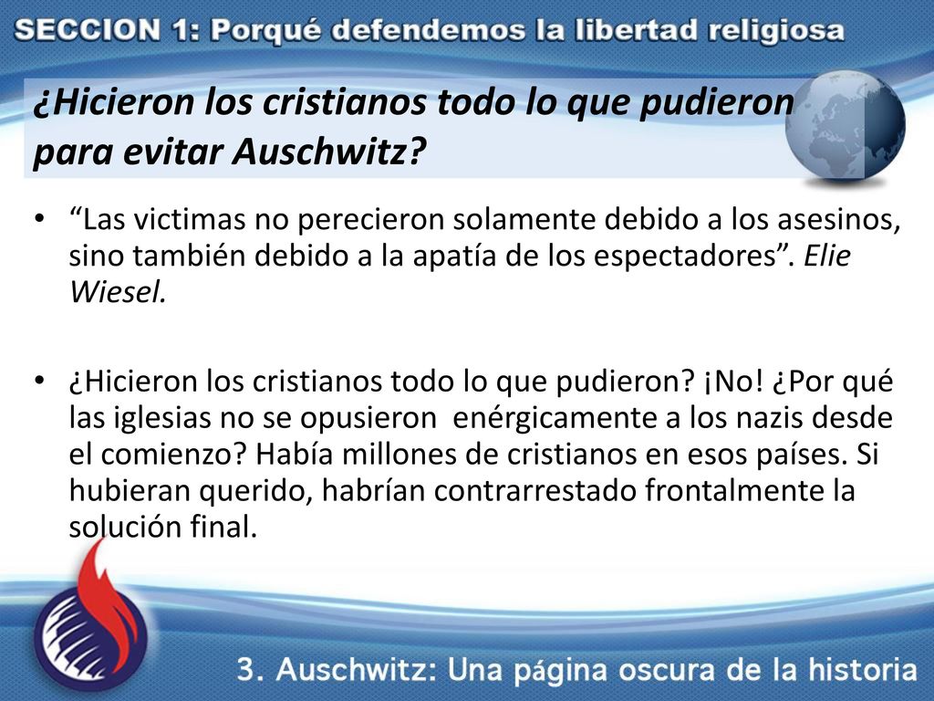 ¿Hicieron los cristianos todo lo que pudieron para evitar Auschwitz