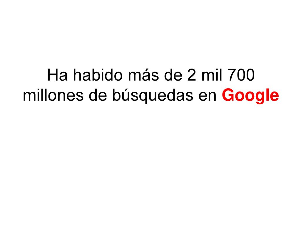 Ha habido más de 2 mil 700 millones de búsquedas en Google