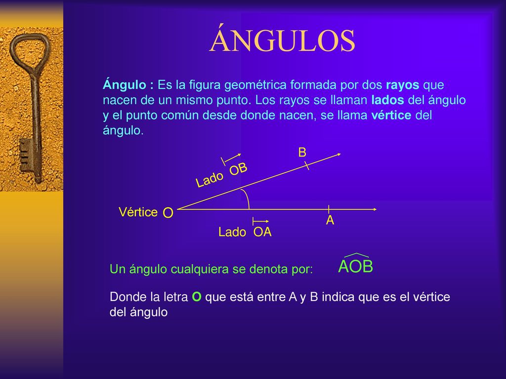 Angulos Angulo Es La Figura Geometrica Formada Por Dos Rayos Que