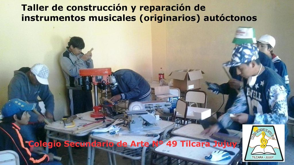Taller de construcción y reparación de instrumentos musicales (originarios) autóctonos