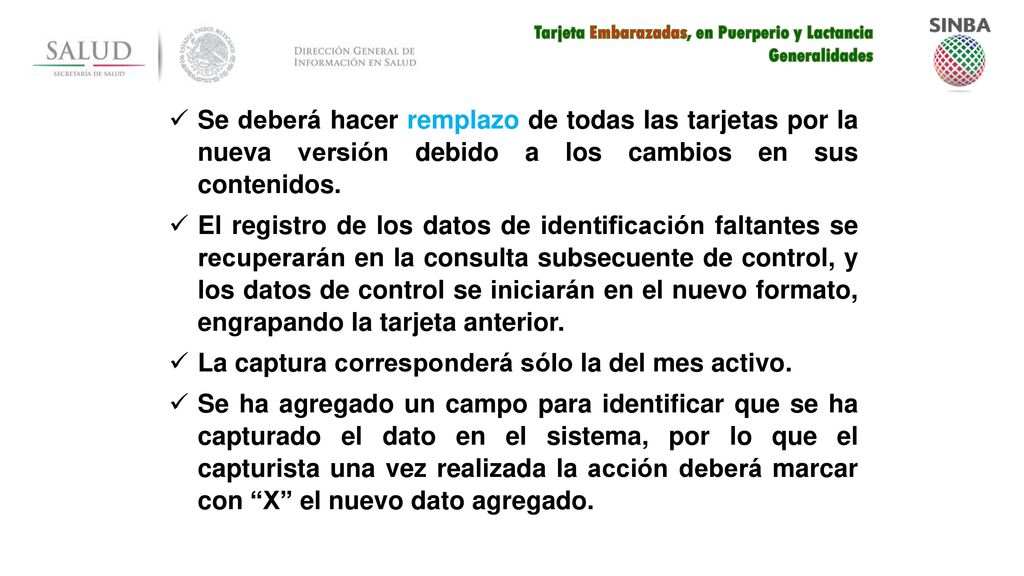 La captura corresponderá sólo la del mes activo.