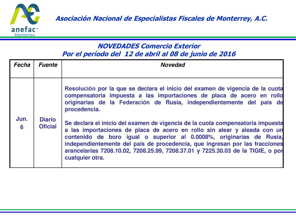 Asociación Nacional de Especialistas Fiscales de Monterrey, A.C.