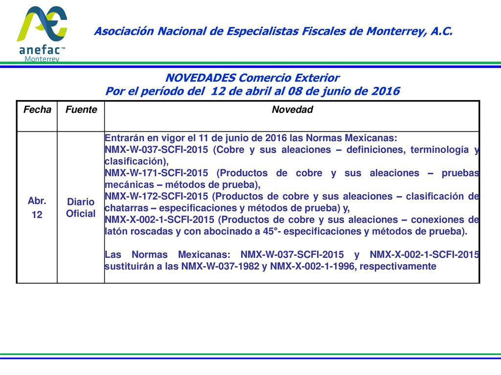 Asociación Nacional de Especialistas Fiscales de Monterrey, A.C.