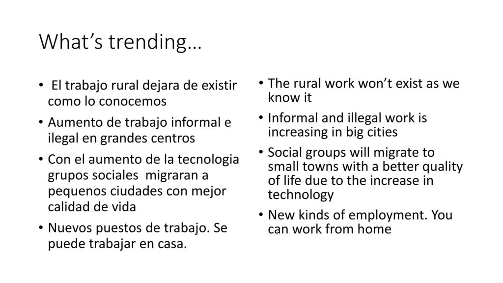 What’s trending… El trabajo rural dejara de existir como lo conocemos
