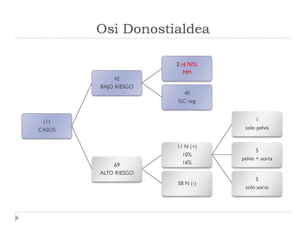 Osi Donostialdea CASOS 111 BAJO RIESGO 42 2 (4,76%) MM GC neg 40