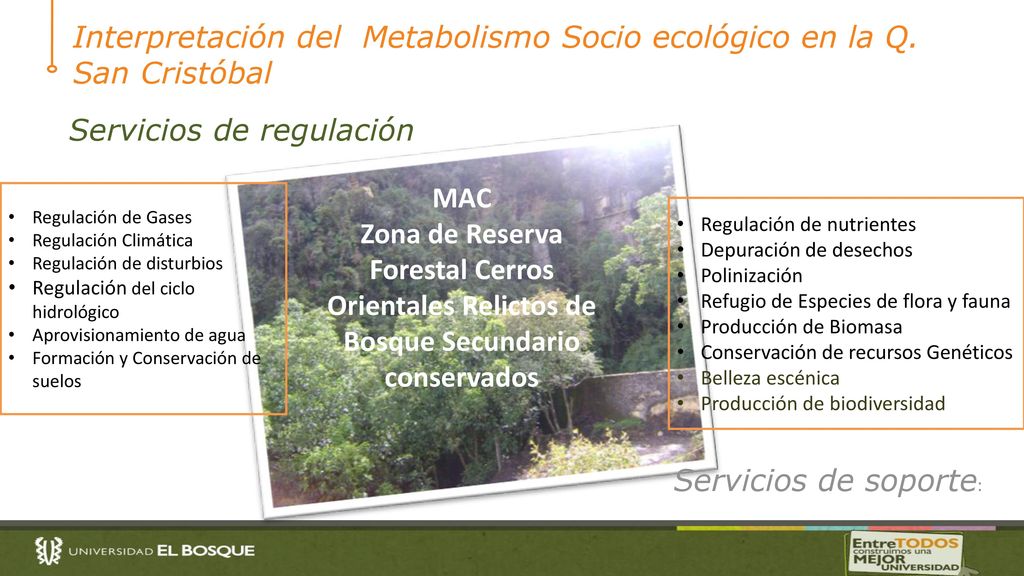 Interpretación del Metabolismo Socio ecológico en la Q. San Cristóbal