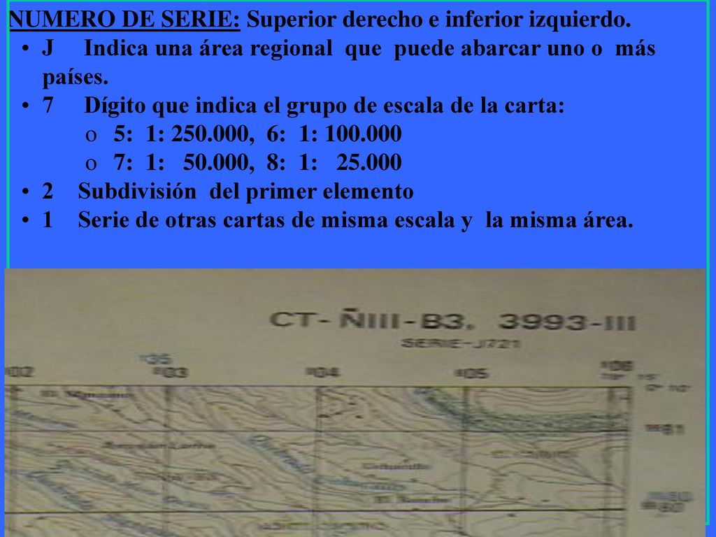 NUMERO DE SERIE: Superior derecho e inferior izquierdo.