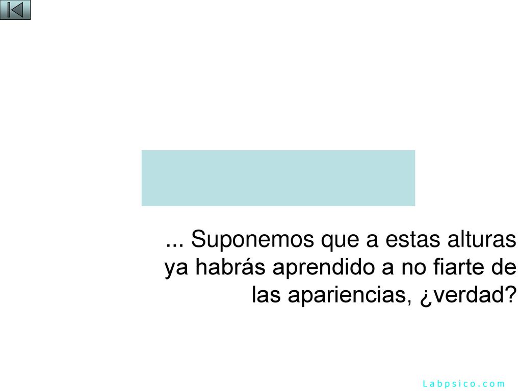 NQ TF ELFS ... Suponemos que a estas alturas ya habrás aprendido a no fiarte de las apariencias, ¿verdad