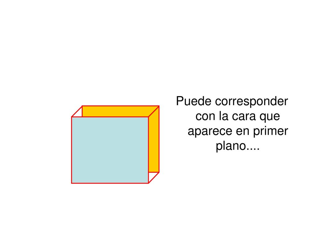 Puede corresponder con la cara que aparece en primer plano....
