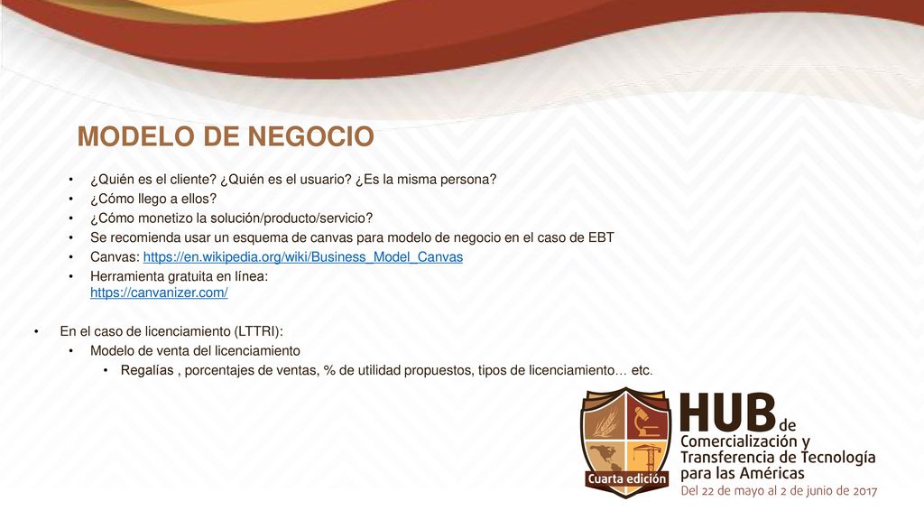 MODELO DE NEGOCIO ¿Quién es el cliente ¿Quién es el usuario ¿Es la misma persona ¿Cómo llego a ellos