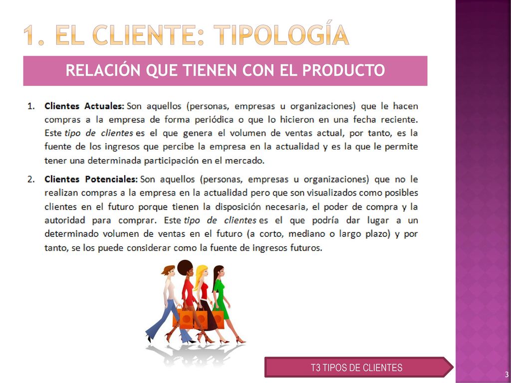 RELACIÓN QUE TIENEN CON EL PRODUCTO