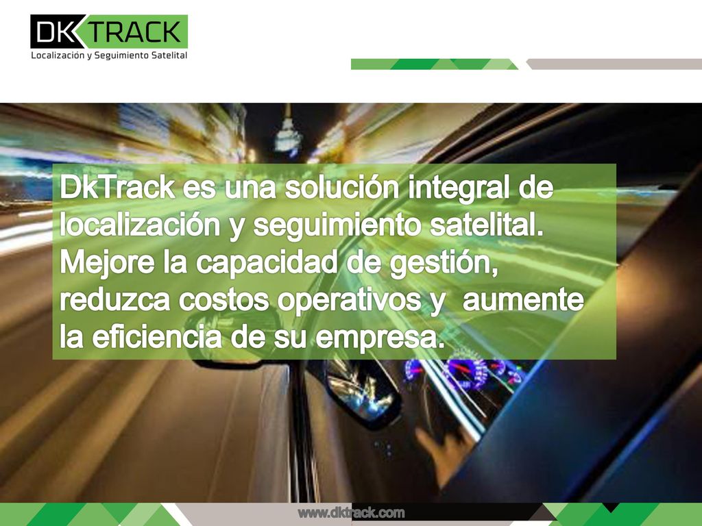 DkTrack es una solución integral de localización y seguimiento satelital.