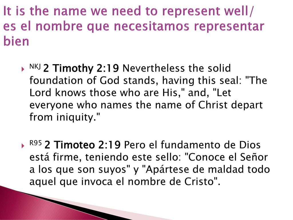 It is the name we need to represent well/ es el nombre que necesitamos representar bien
