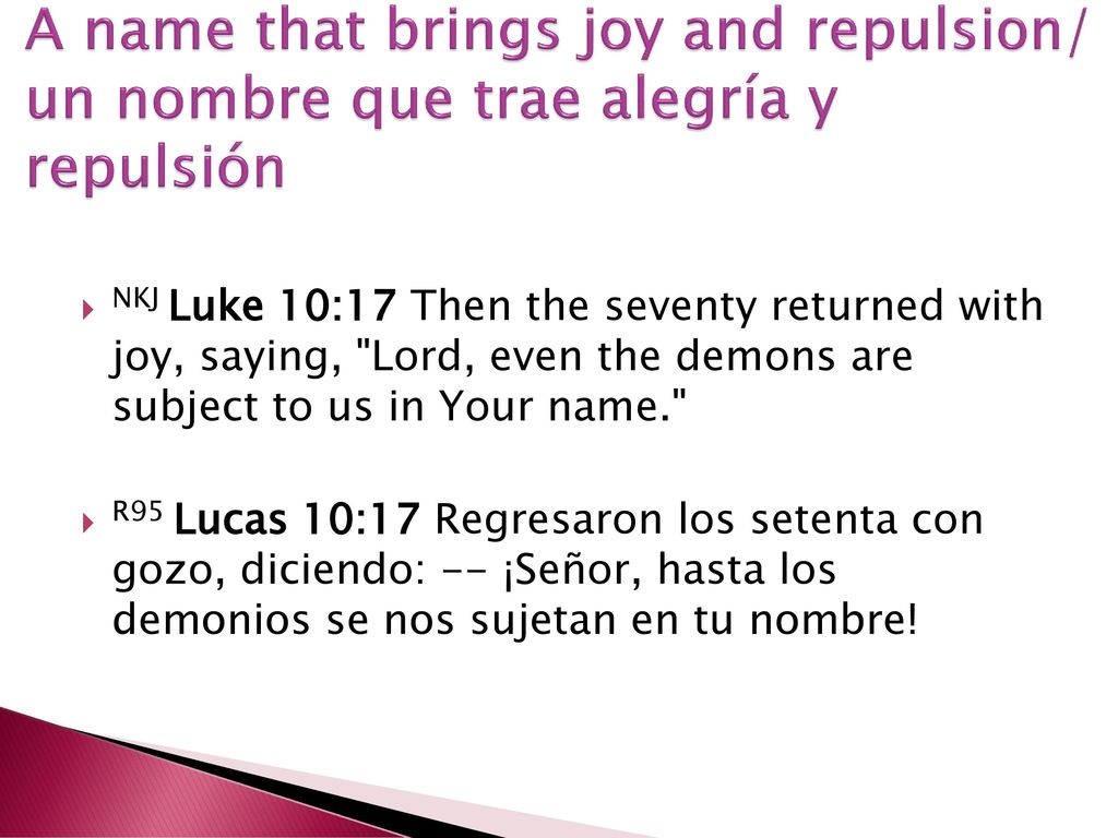 A name that brings joy and repulsion/ un nombre que trae alegría y repulsión