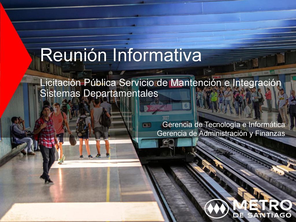Reunión Informativa Licitación Pública Servicio de Mantención e Integración Sistemas Departamentales.