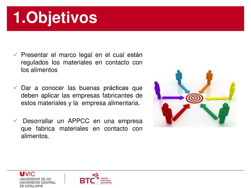 1.Objetivos Presentar el marco legal en el cual están regulados los materiales en contacto con los alimentos.