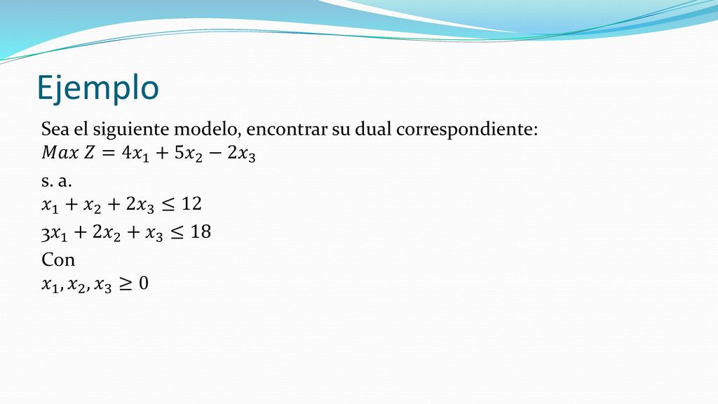 Invertir la dirección de las desigualdades en base a la tabla siguiente
