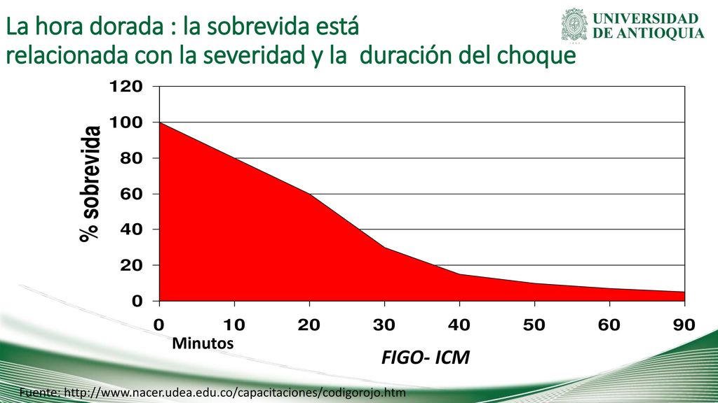 La hora dorada : la sobrevida está relacionada con la severidad y la duración del choque