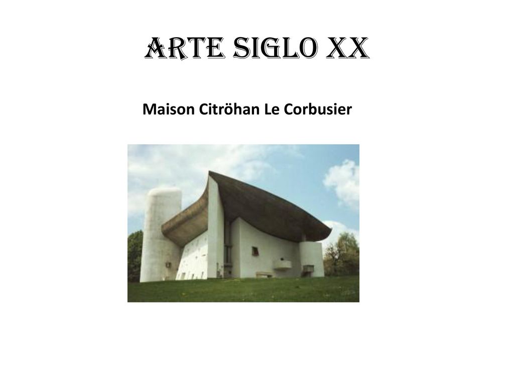 Arte siglo xx Maison Citröhan Le Corbusier
