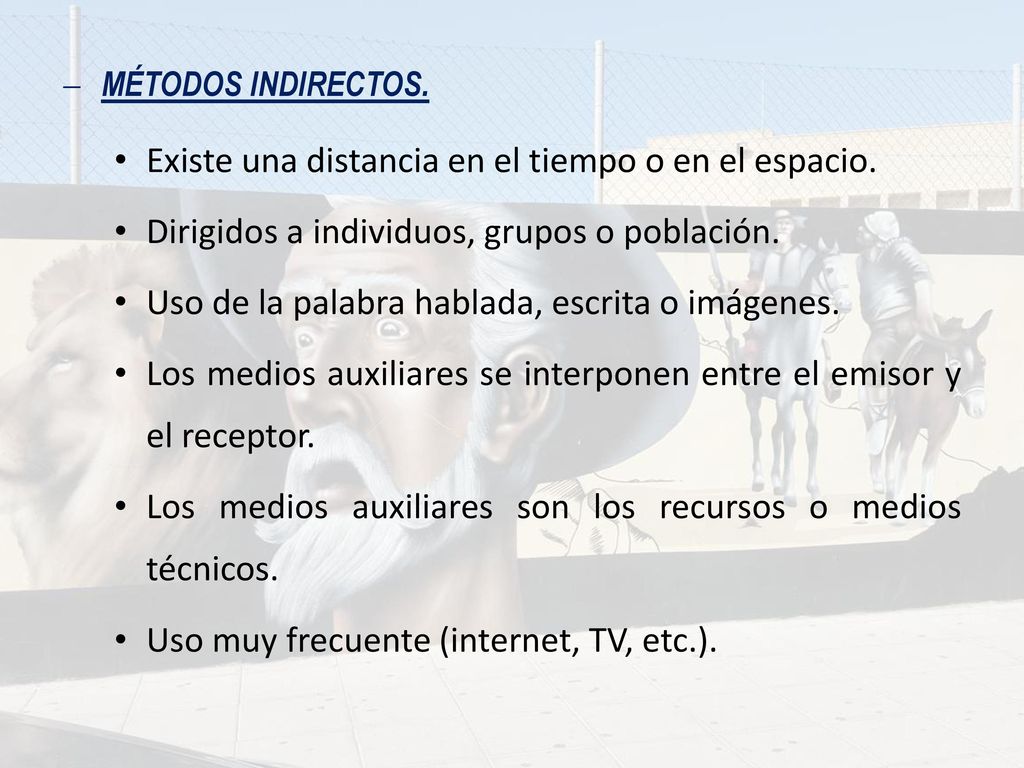 Existe una distancia en el tiempo o en el espacio.