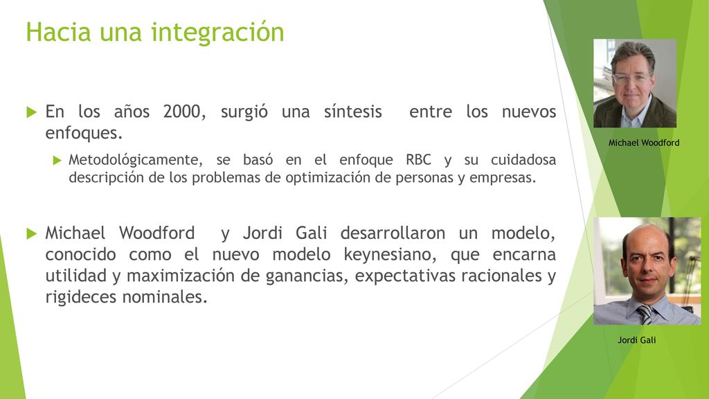 Hacia una integración En los años 2000, surgió una síntesis entre los nuevos enfoques.
