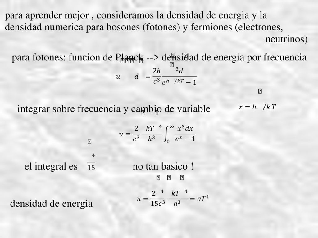 para aprender mejor , consideramos la densidad de energia y la