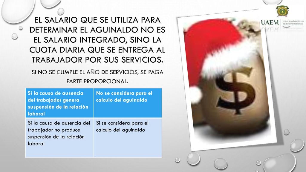 Si no se cumple el año de servicios, se paga parte proporcional.
