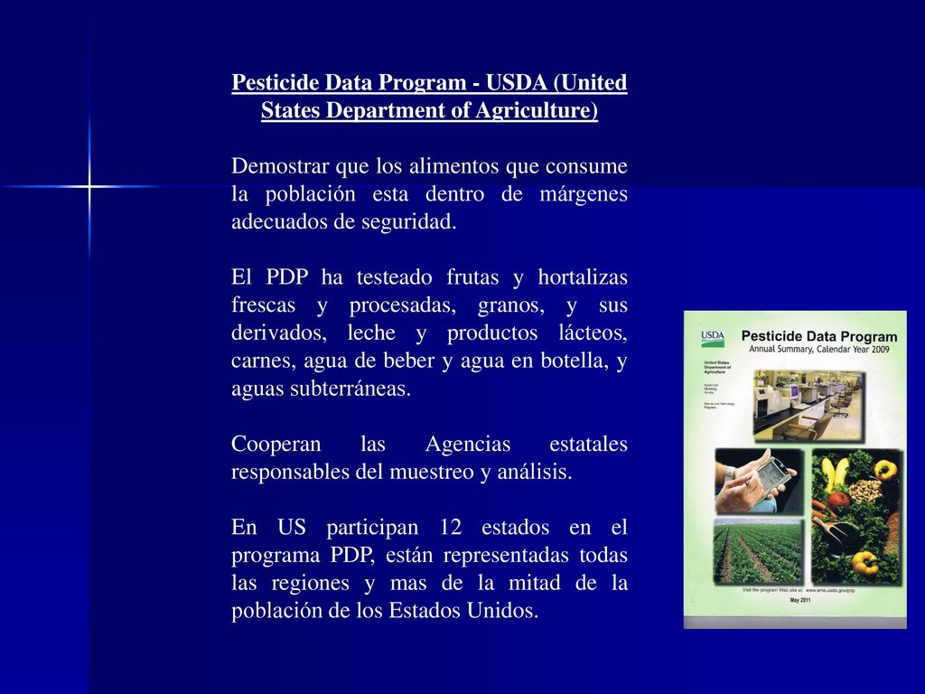 Pesticide Data Program - USDA (United States Department of Agriculture)