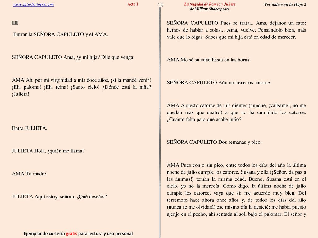 18 Ejemplar de cortesía gratis para lectura y uso personal