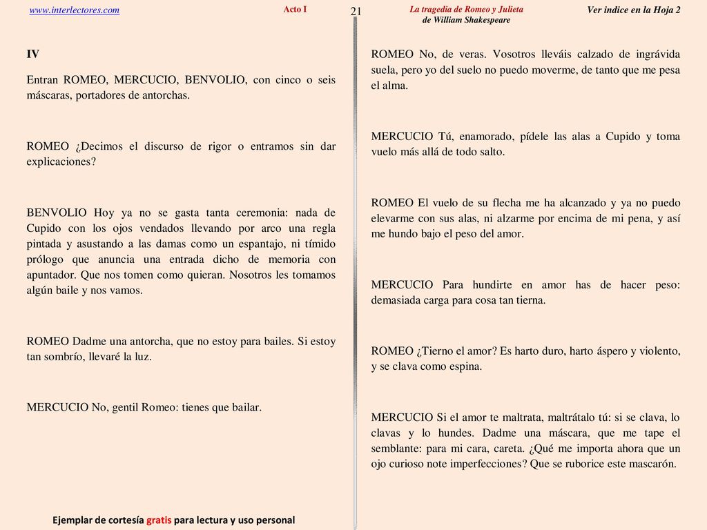 21 Ejemplar de cortesía gratis para lectura y uso personal