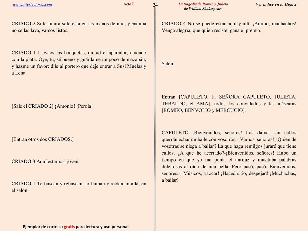 24 Ejemplar de cortesía gratis para lectura y uso personal
