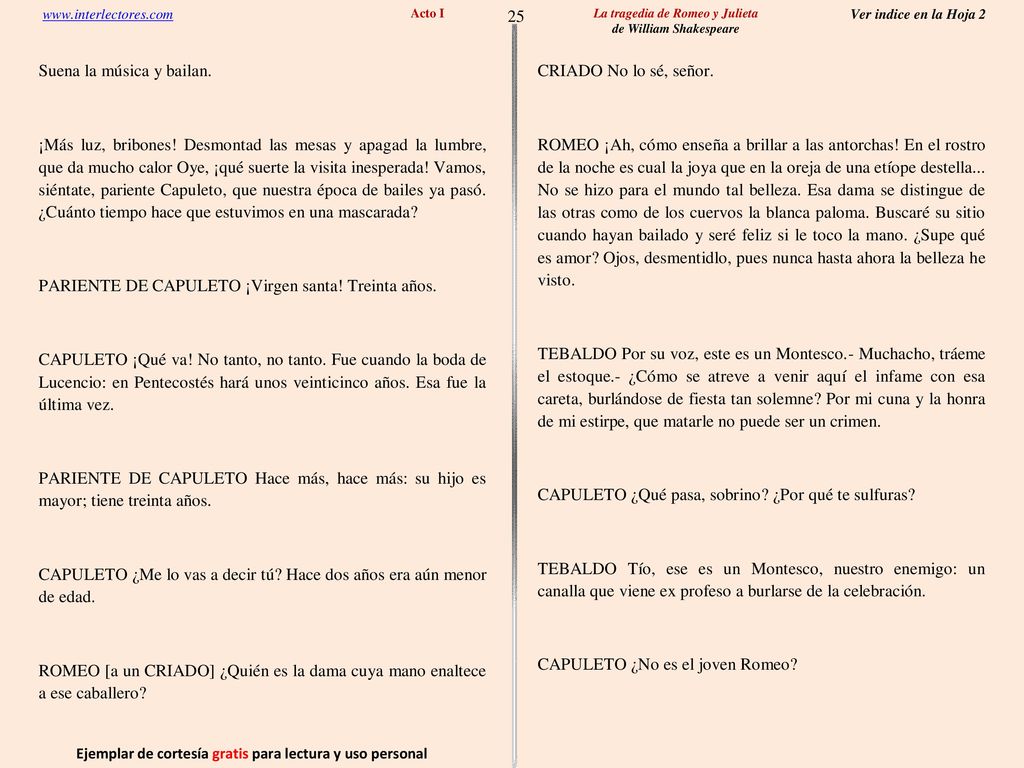 25 Ejemplar de cortesía gratis para lectura y uso personal