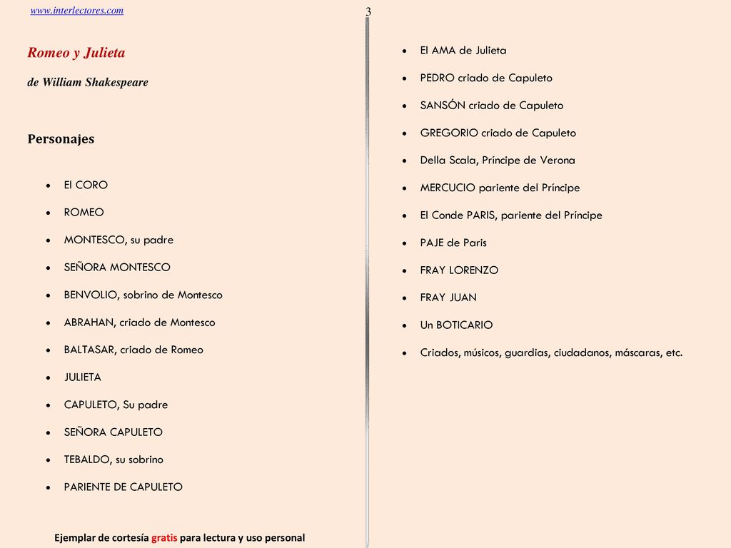 Ejemplar de cortesía gratis para lectura y uso personal