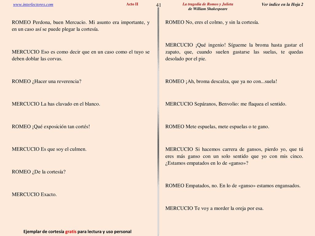 41 Ejemplar de cortesía gratis para lectura y uso personal