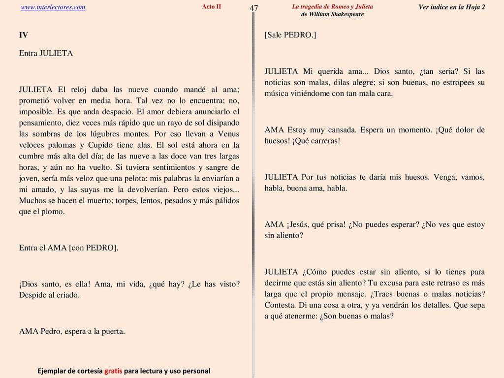 47 Ejemplar de cortesía gratis para lectura y uso personal