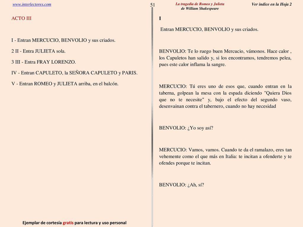 51 Ejemplar de cortesía gratis para lectura y uso personal