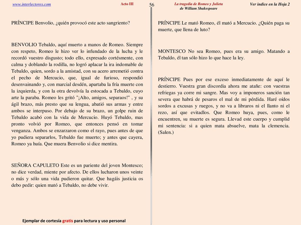 56 Ejemplar de cortesía gratis para lectura y uso personal