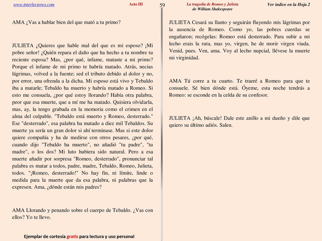 59 Ejemplar de cortesía gratis para lectura y uso personal