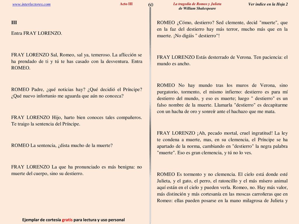 60 Ejemplar de cortesía gratis para lectura y uso personal