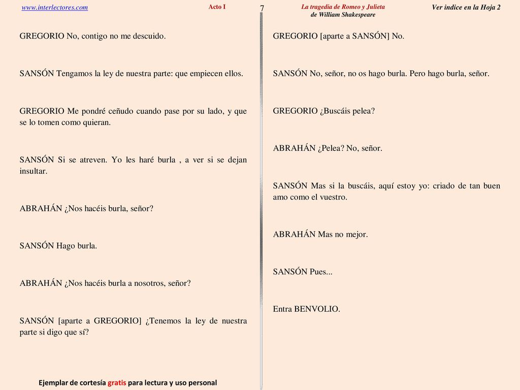 7 Ejemplar de cortesía gratis para lectura y uso personal