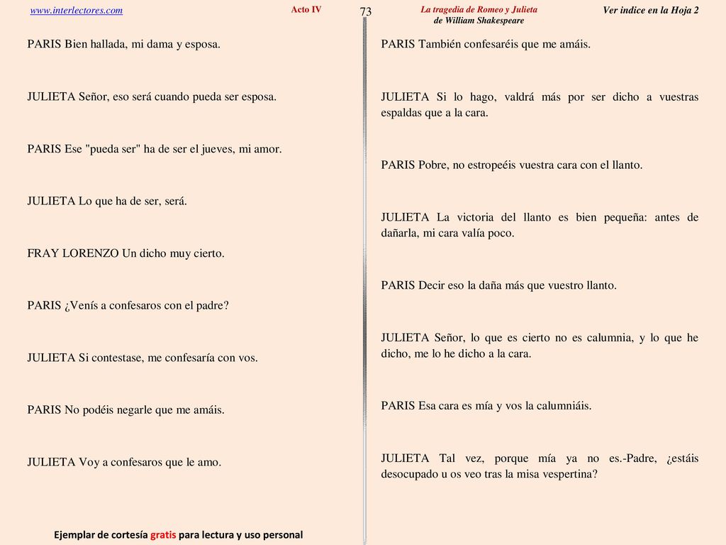 73 Ejemplar de cortesía gratis para lectura y uso personal