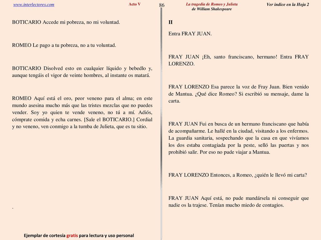 86 Ejemplar de cortesía gratis para lectura y uso personal