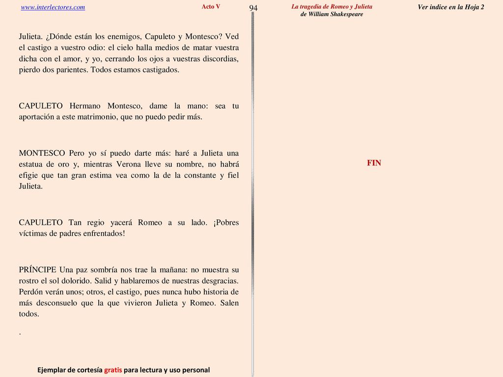 94 Ejemplar de cortesía gratis para lectura y uso personal