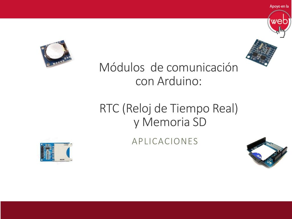 Módulos de comunicación con Arduino: RTC (Reloj de Tiempo Real) y Memoria SD