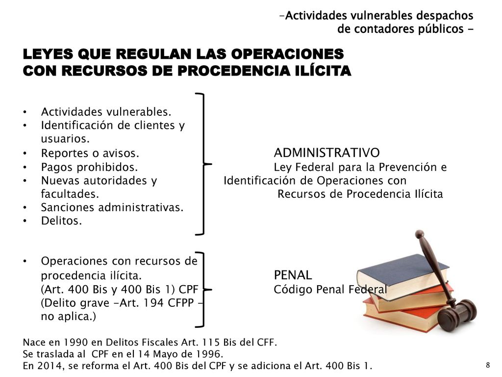 LEYES QUE REGULAN LAS OPERACIONES CON RECURSOS DE PROCEDENCIA ILÍCITA