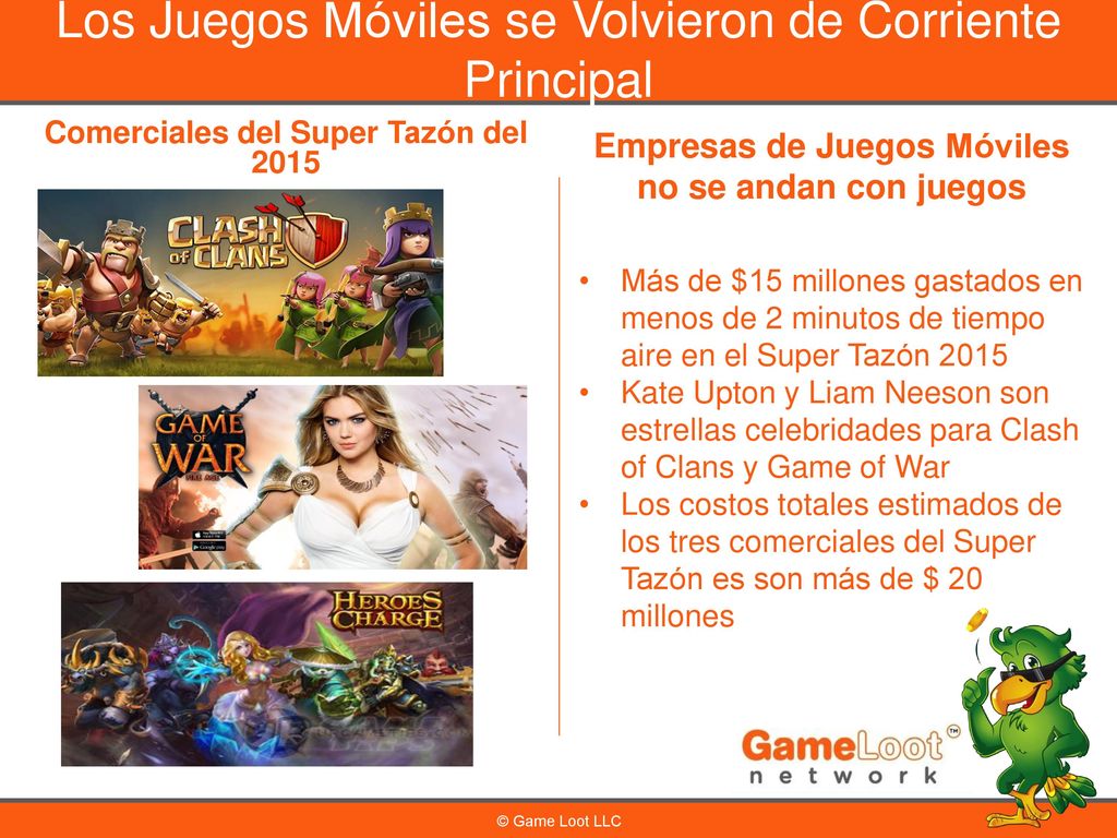 Los Juegos Móviles se Volvieron de Corriente Principal