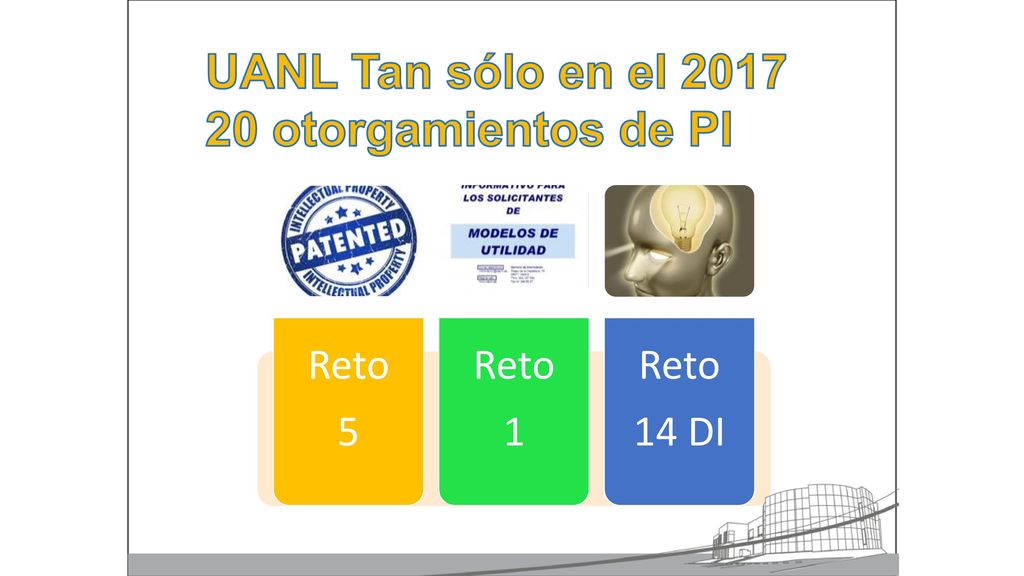 UANL Tan sólo en el otorgamientos de PI Reto DI