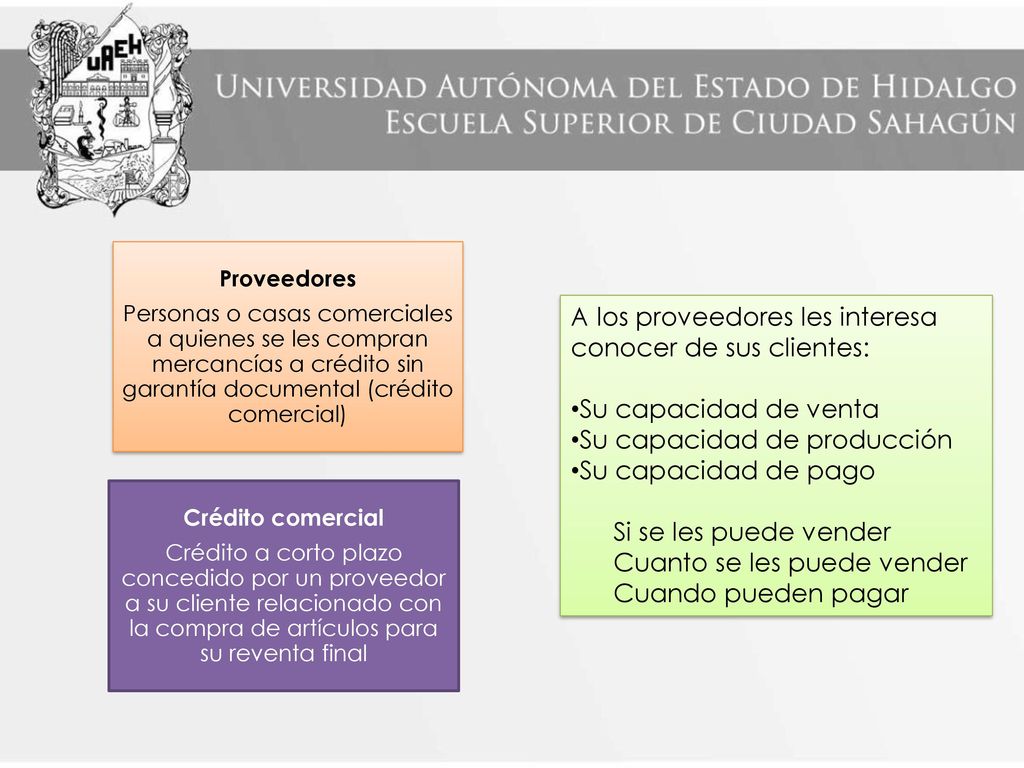 A los proveedores les interesa conocer de sus clientes: