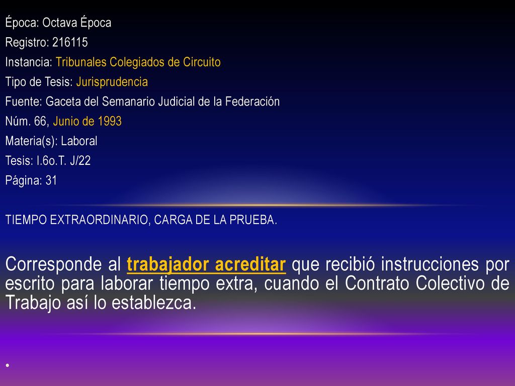 Época: Octava Época Registro: Instancia: Tribunales Colegiados de Circuito. Tipo de Tesis: Jurisprudencia.